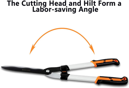 GARCARE Hedge Clippers Pruning Shears 4 in 1 Set High Carbon Steel Folding Saw, Branch Cutter, Tree Pruner, Garden Scissors, Tree & Shrub Care Kit